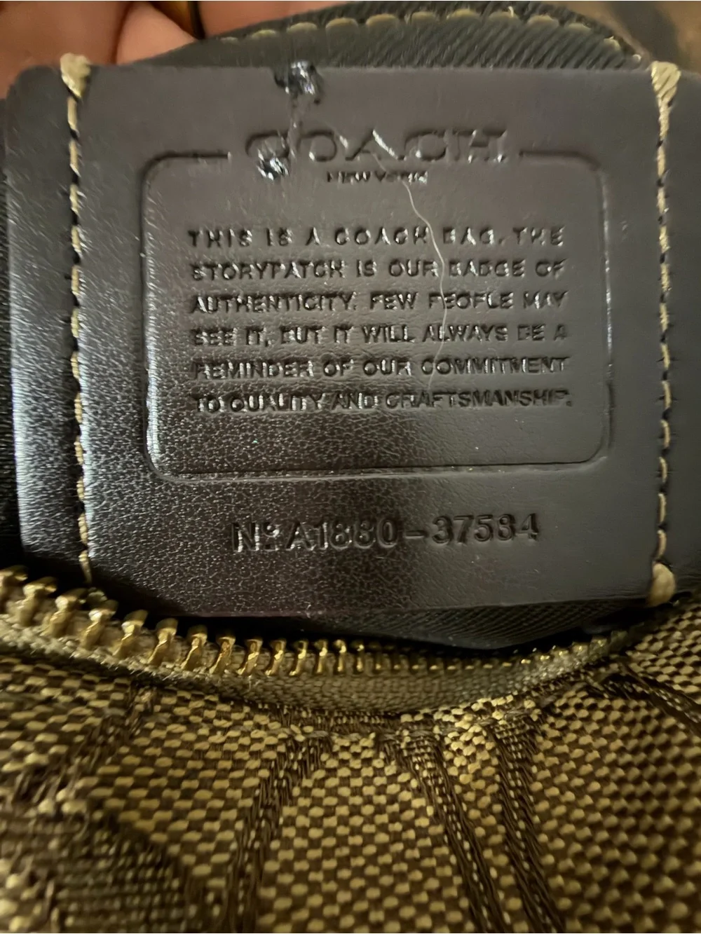 Coach Signature Canvas Crossbody/Shoulder Bag (Style No. A1880-37584)